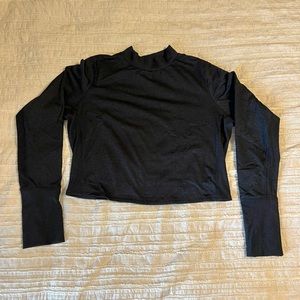Old Navy CozeCore Mock-Neck Cropped Top